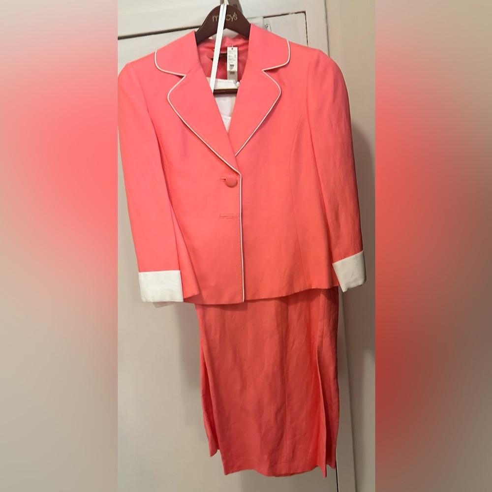 Cotton dress with jaket with tag